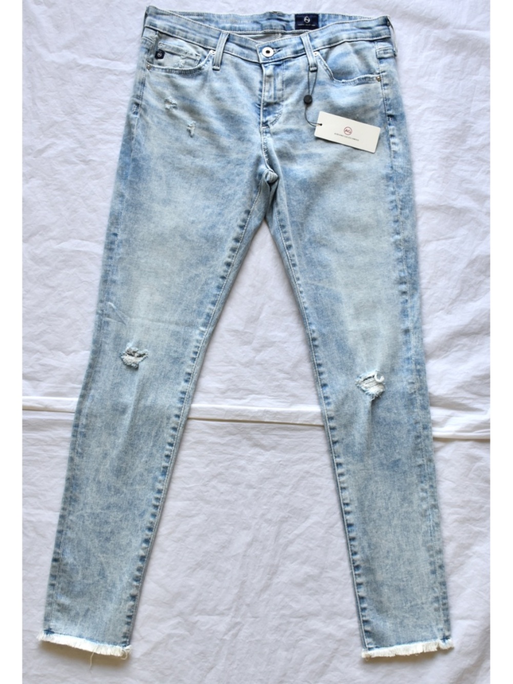 AG ADRIANO GOLDSCHMIED NWT LEGGING ANKLE SKINNY CHARMING JEAN. SIZE 28 - Picture 9 of 15
